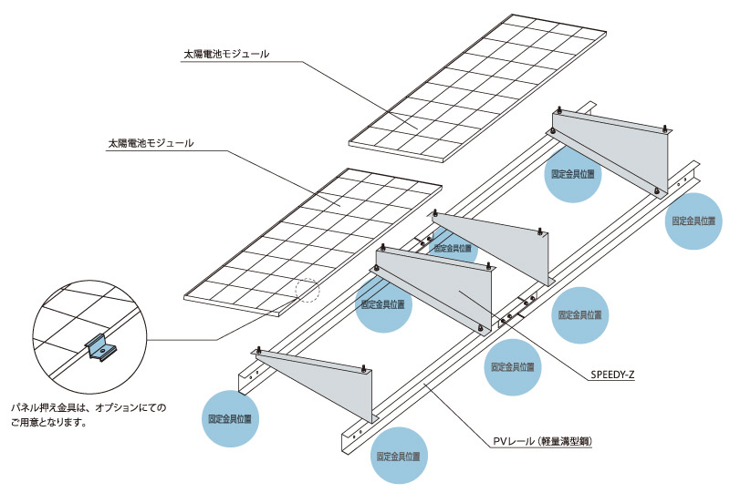 日本常见屋面光伏支架安装解决方案