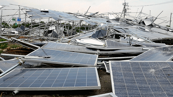 台风，暴雨和龙卷风对太阳能发电厂的损害多大？