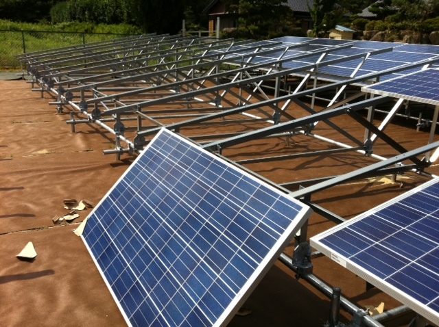 日本太阳能光场安装（施工）方法/太阳能发电施工程序第3部分