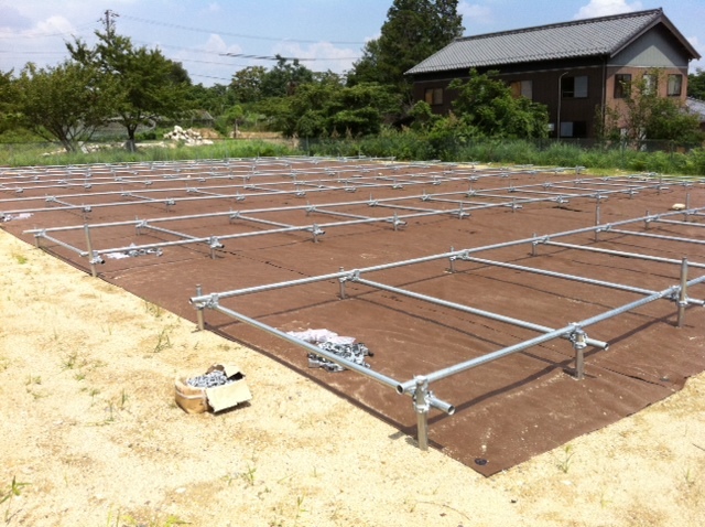 日本太阳能光场安装（施工）方法/太阳能发电施工程序2