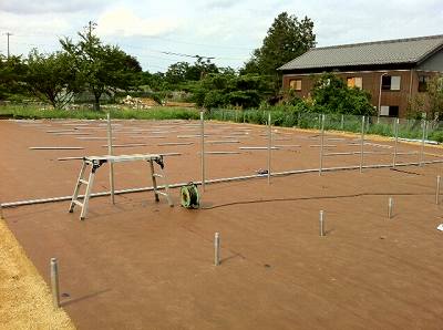 日本工业太阳能场架安装（施工）方法/太阳能发电施工程序（第1部分）