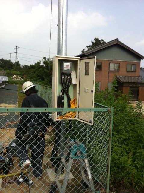 日本日本太阳能光场安装（施工）方法/太阳能发电施工程序第5部分