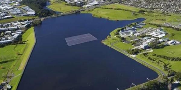 新西兰首例水面漂浮光伏项目并网