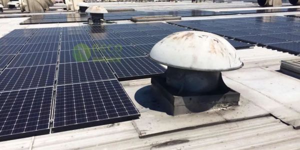 聚高新能源为越南分布式屋顶电站提供光伏支架