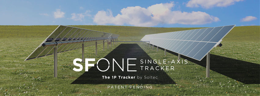 Soltec 推出新的 SFOne 太阳能跟踪器