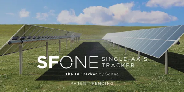 Soltec 推出新的 SFOne 跟踪器