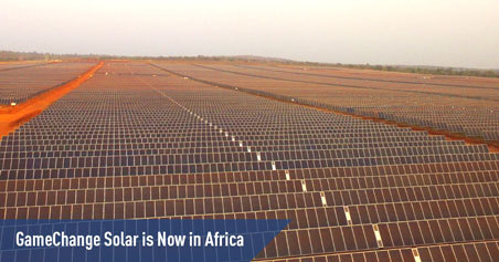 GameChange Solar 首次在非洲多哥完成50MW光伏跟踪项目