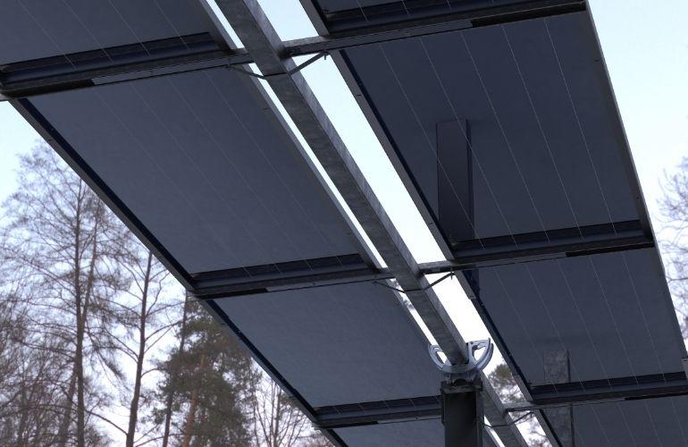 无背式太阳能跟踪器最大限度地提高双面项目的产量