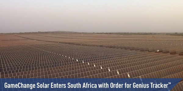 GameChange Solar 进入南非市场