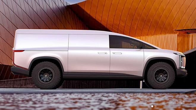 美国Edison Future公司纯电皮卡 可选装伸缩太阳能组件