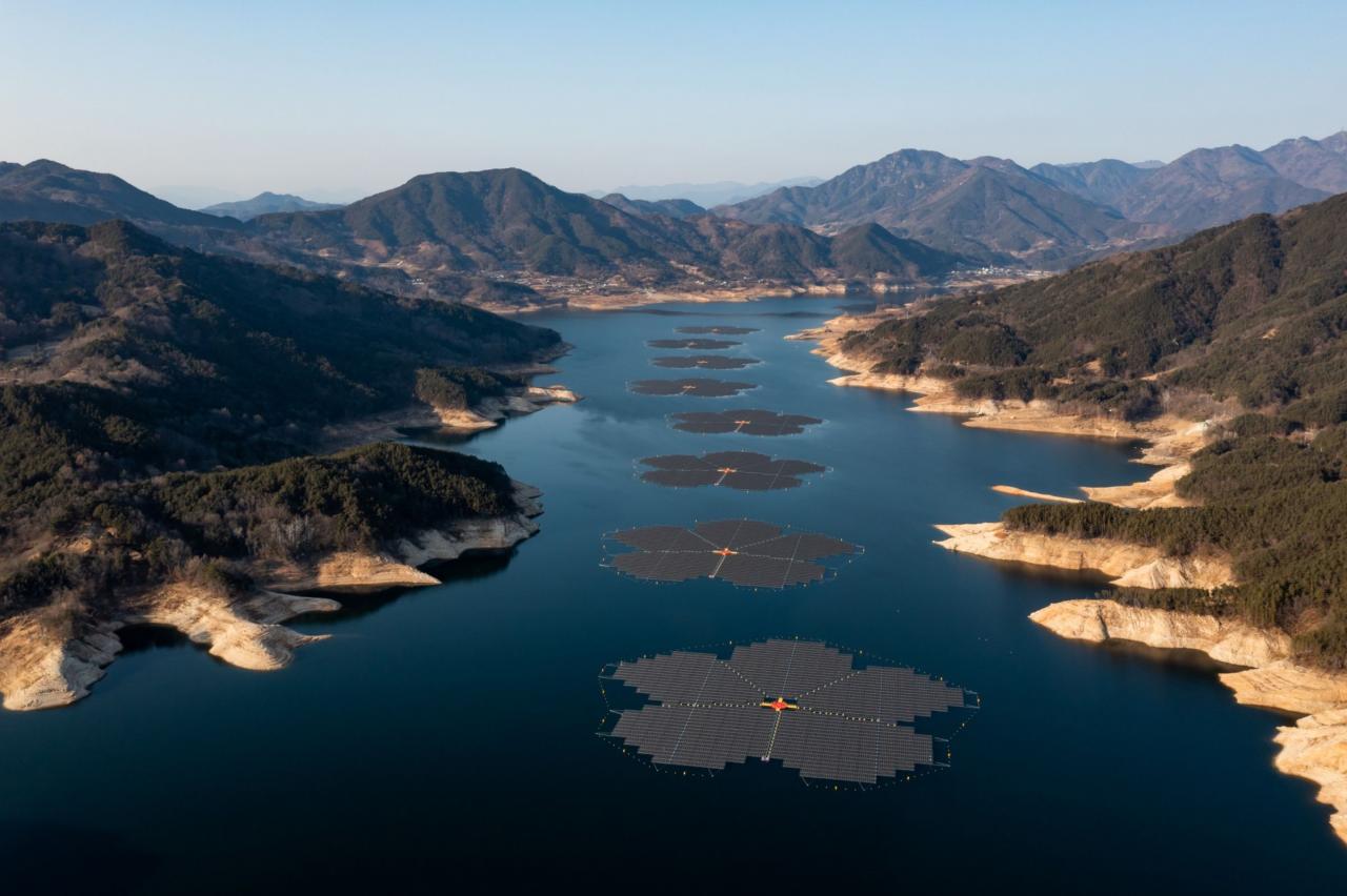 水面漂浮太阳能为煤炭依赖严重的韩国带去希望