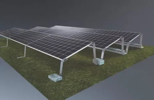 AEROCOMPACT 为双面组件和绿色屋顶研发太阳能支架